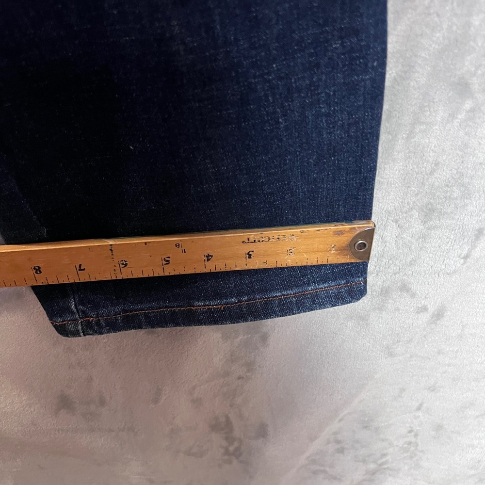 Judy Blue Jeans sz 30  Button Fly Straight Fit  Dark Wash Denim Pants High Rise - Picture 7 of 12